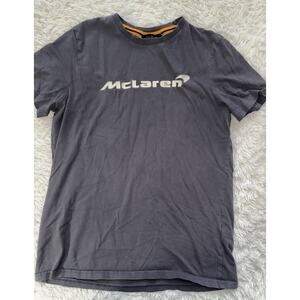 McLaren Adult Sz. L Gray Logo Short Sleeved Tee. Great Quality, Comfortable